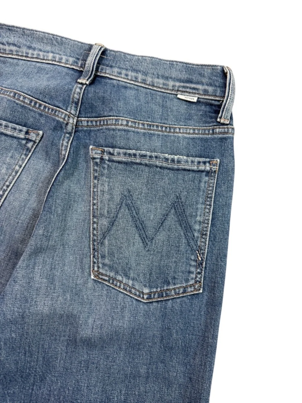 MOTHER High Waisted Double Hiker Skimp in Love Bombs Size 26